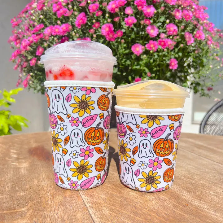 ghost Coffee Cup Cover- 24oz