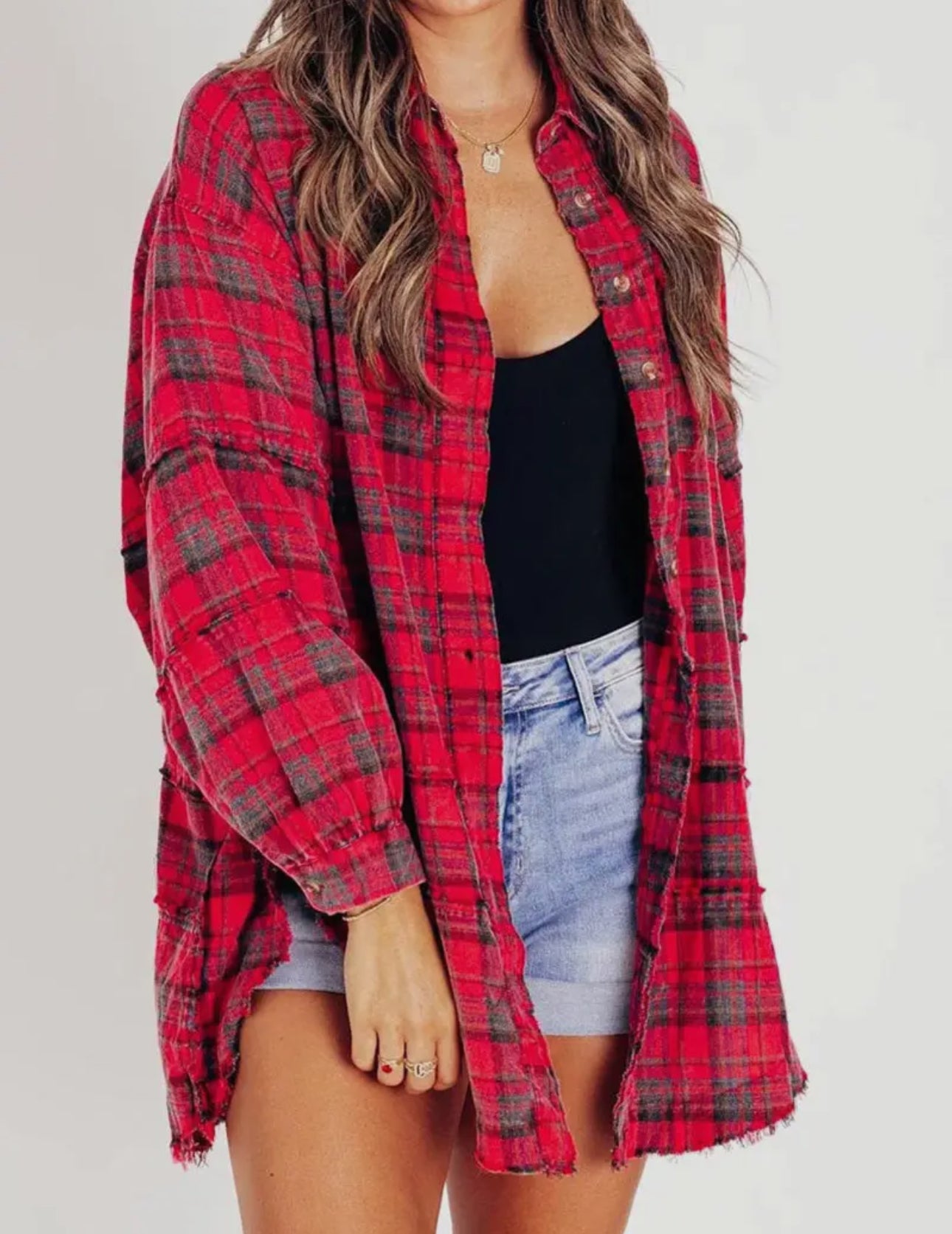 Oversized flannel