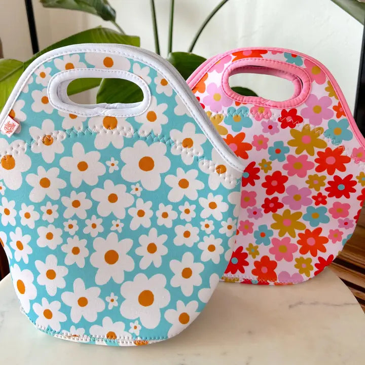 floral lunch bag